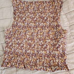 Everlane Floral Patterned Top Size Large